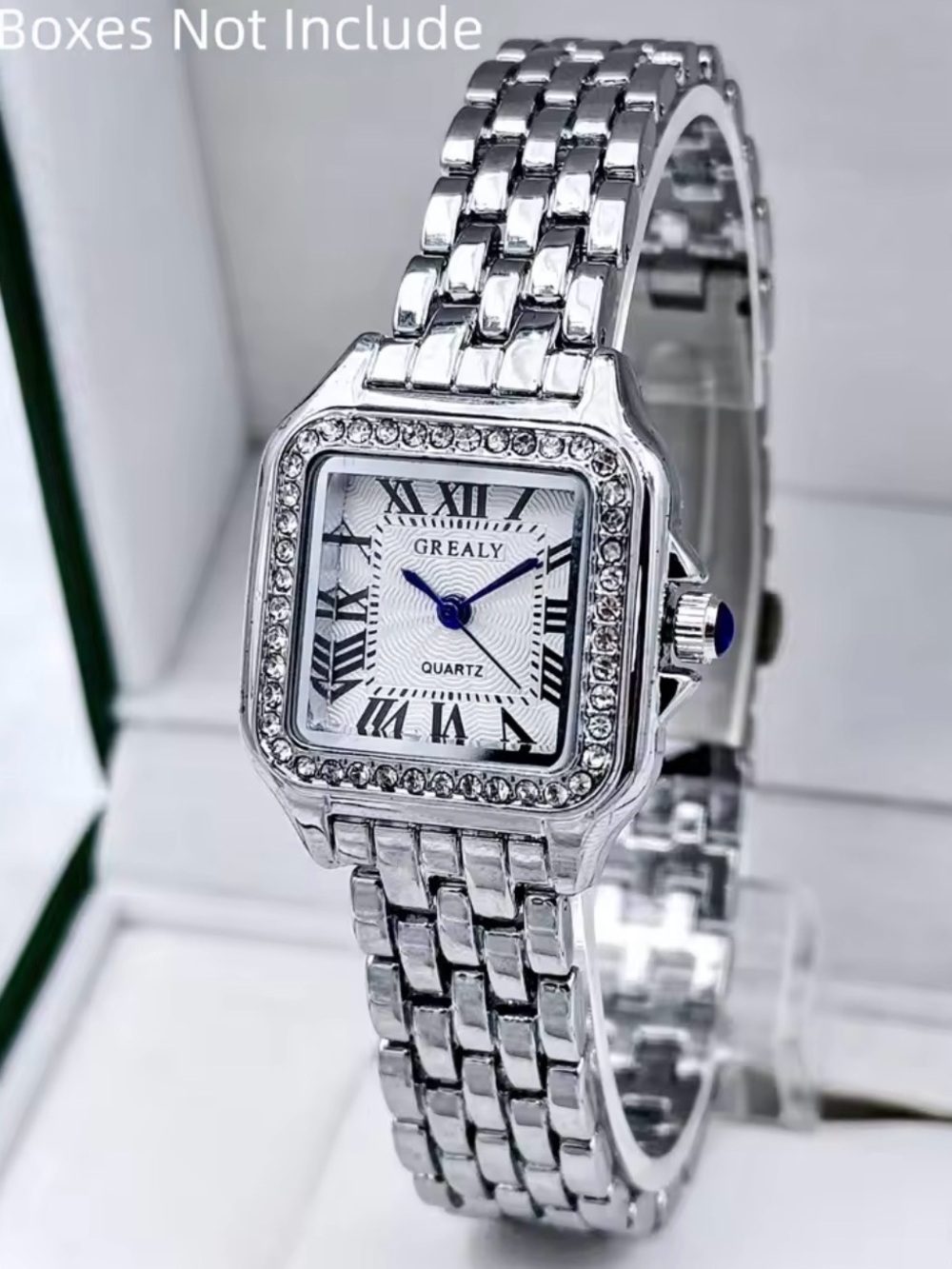 Panthere watch Greats Women's Silver Watch with Blue Accents - Picture 9 of 10